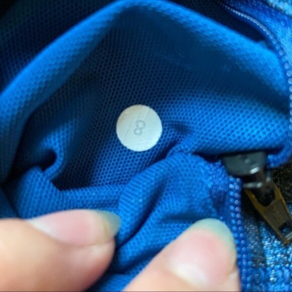 Lululemon Forme Jacket Slub Denim Limitless Blue 8 - Picture 12 of 15